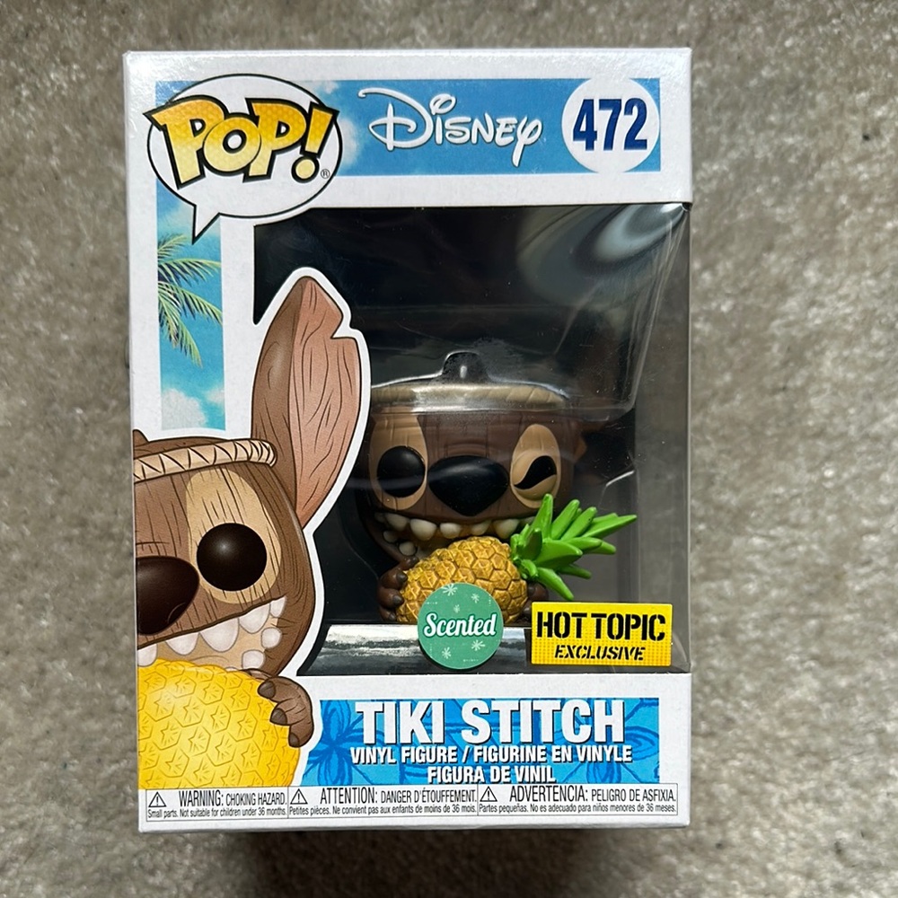 BNIB Disney Tiki Stitch Funko - Scented Vinyl Figure with Pineapple